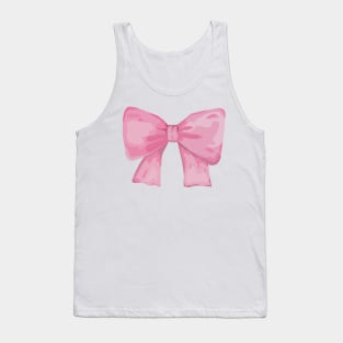 Coquette pink bow Tank Top